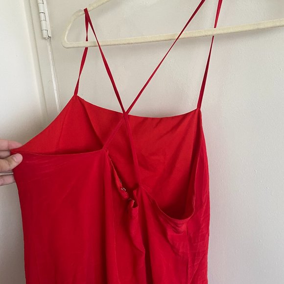 MADEWELL SILK EVA SIDE SLIT DRESS - SIZE 6 - Picture 5 of 9